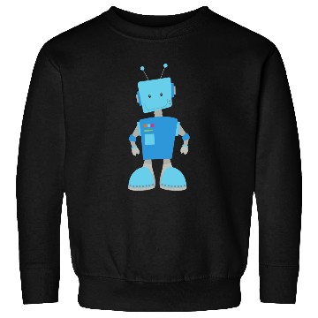 Discover Cute Robot Funny Robot Silly Robot Blue Robot Sweatshirts