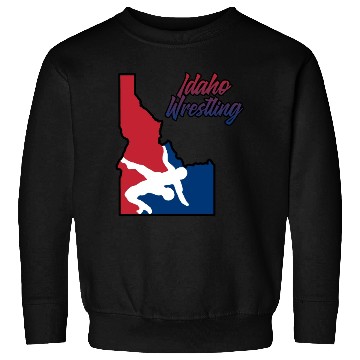 Discover Idaho Wrestling (USA Colors) Sweatshirts