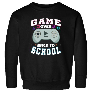 Discover Game Over Gaming Controller Back To School Sweatshirts