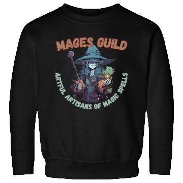 Discover Mages Guild, Magic Spells Sweatshirts
