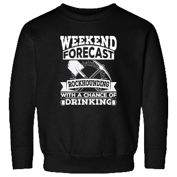Discover Geologist Rockhound Beer Rockhounding Sweatshirts