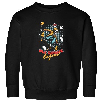 Discover OLD SCHOOL Legend Skateboard Pop-Art Style 242 Sweatshirts
