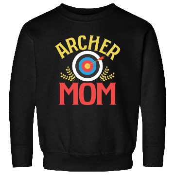 Discover Archer Mom Archery Target Bow & Arrows Sweatshirts