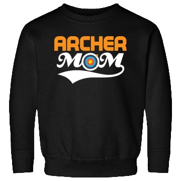 Discover Archer Mom Bow & Arrows Target Archery Sweatshirts