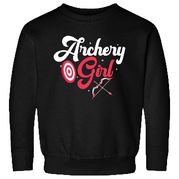 Discover Archery Girl Archer Target Bow & Arrows Sweatshirts