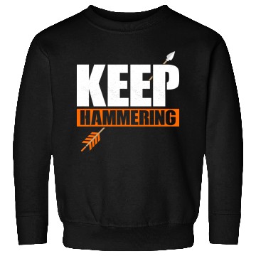 Discover Keep Hammering Bow & Arrows Target Archery Sweatshirts