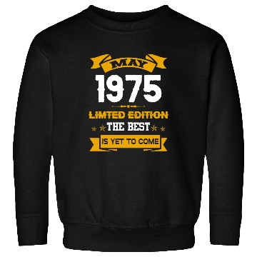 Discover May 1975 Birthday Surprise Sweatshirts