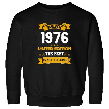 Discover May 1976 Birthday Surprise Sweatshirts