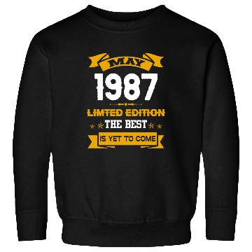 Discover May 1987 Birthday Surprise Sweatshirts