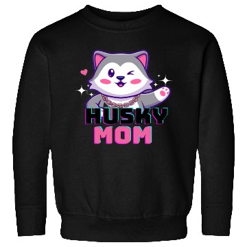 Discover Husky Dog Mom, husky lover Sweatshirts