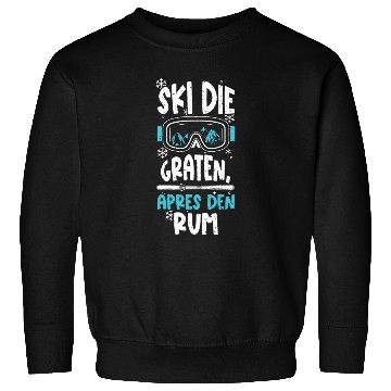 Discover Ski the ridges, Apres the rum Sweatshirts