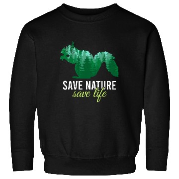 Discover Save Nature Save Life Design environment Sweatshirts