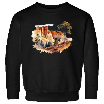 Discover Bryce Canyon Watercolor Wonderland Sweatshirts
