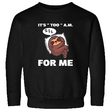 Discover Sleeping Sloth Sleepyhead Sweatshirts