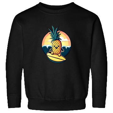 Discover Kawaii pineapple on at sunset Sweatshirts