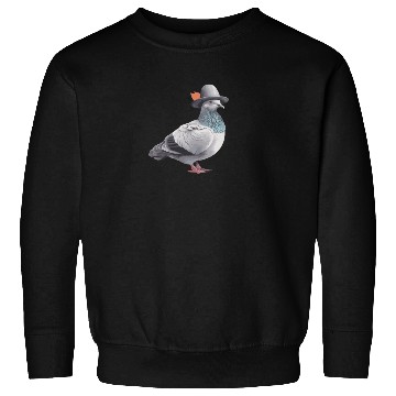 Discover Pigeon breeder breeding pigeon racing with hat Sweatshirts