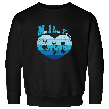Discover Man I Love Felines Sweatshirts