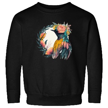 Discover Cute Bird Of Paradise Bird Flower Crown Pet Birds Sweatshirts