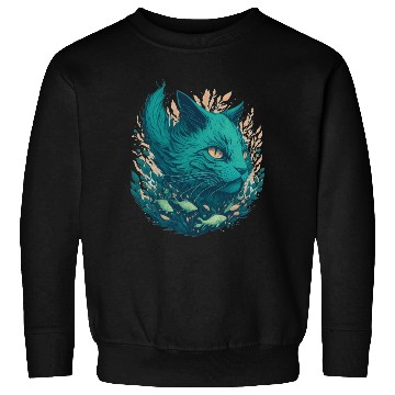 Discover Great Green Beast Cat Funny Design Sweatshirts