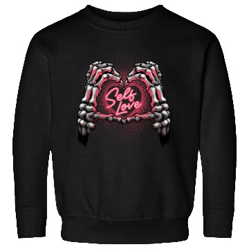 Discover Self Love Bones Heart Sweatshirts