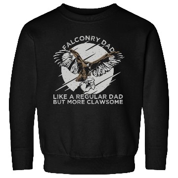 Discover Falconry Dad Eagle Flying Sweatshirts
