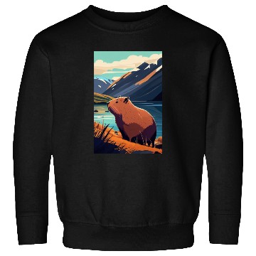 Discover Capybara Nature Capibara Sweatshirts