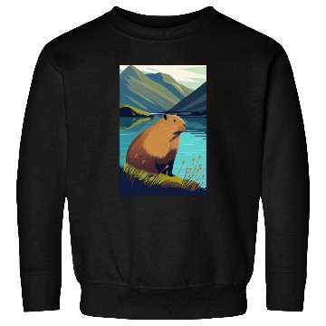 Discover Capybara Nature Capibara Sweatshirts