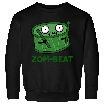 Discover Zom Beat Cute Halloween Zombie Drum Sweatshirts