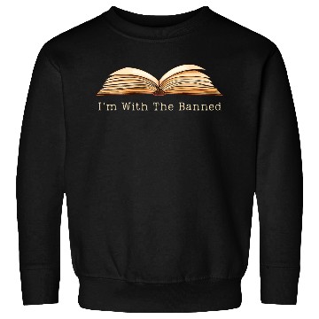 Discover Im With The Banned Books English Teacher Librarian Sweatshirts