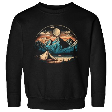 Discover Night Camping Sweatshirts