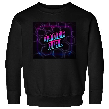 Discover gamer girl neon 3d Sweatshirts