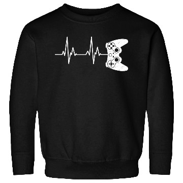 Discover Video Game Gamer Heartbeat Video Game Lover Sweatshirts