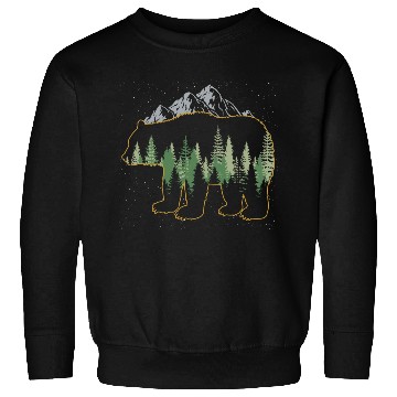Discover Grizzly Mountain Wildlife Bear Sweatshirts