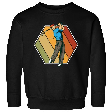 Discover Golf Vintage Rectangle Retro Sweatshirts