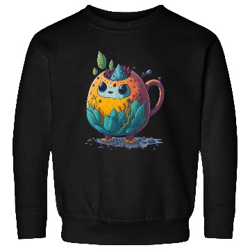 Discover Colorful Tea Bot Sweatshirts