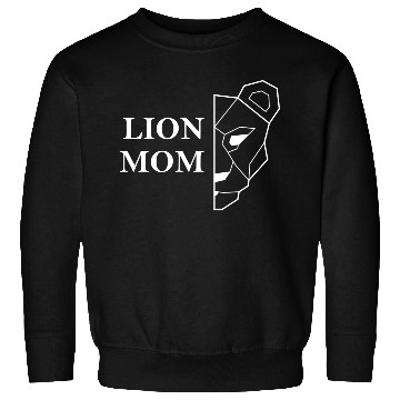 Discover Lion Mom white Mother's Day Gift Sweatshirts
