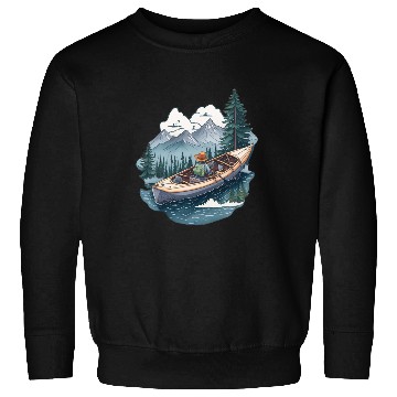 Discover Travel kayak tour Sweatshirts