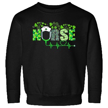 Discover Irish Nurse Shamrock Stethoscope St Patricks Day Sweatshirts