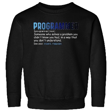Discover IT Nerd Geek Programmer Definition Computer Sweatshirts