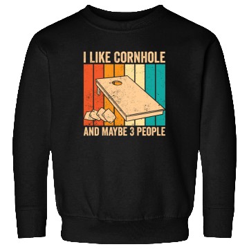 Discover Funny Cornhole Retro Sweatshirts