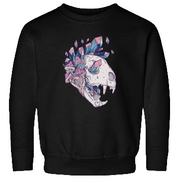 Discover Crystal Cat Skull Sweatshirts