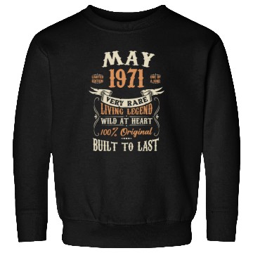 Discover May 1971 Birthday Surprise Sweatshirts