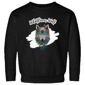 Discover Wildflower Wolf Sweatshirts