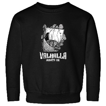 Discover Valhalla awaits me - Viking Sweatshirts