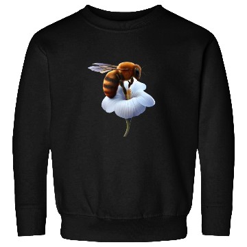 Discover bee on flower Sweatshirts