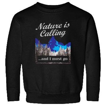 Discover Hiking Nature is Calling Hike Vintage Sweatshirts