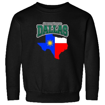 Discover Dallas Filipino Sports, Texas Philippines Flag Sweatshirts