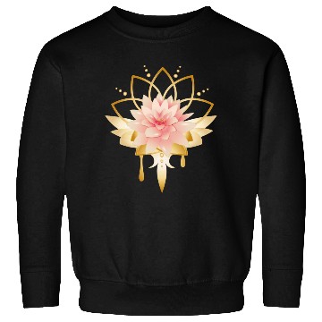 Discover Lotus with gold petals icon Sweatshirts