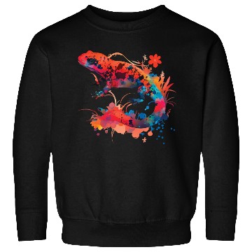 Discover Magical Red Salamander Sweatshirts