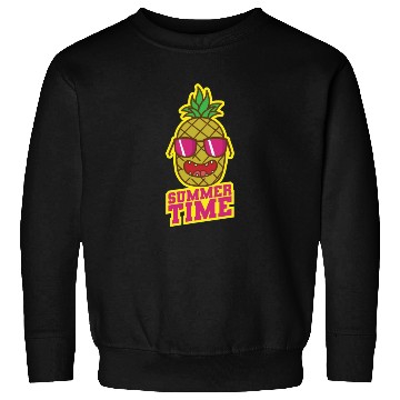 Discover Summer Time Pineapple tropical sweet Fruit Sweatshirts
